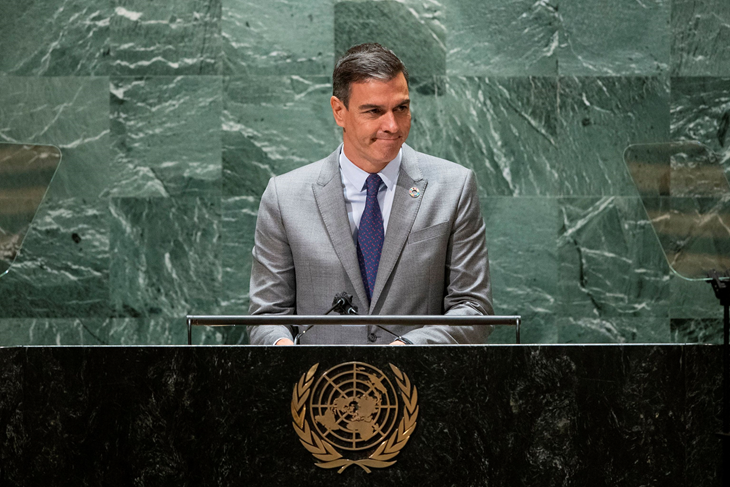 Asamblea General de la ONU 2021. Pedro Sánchez