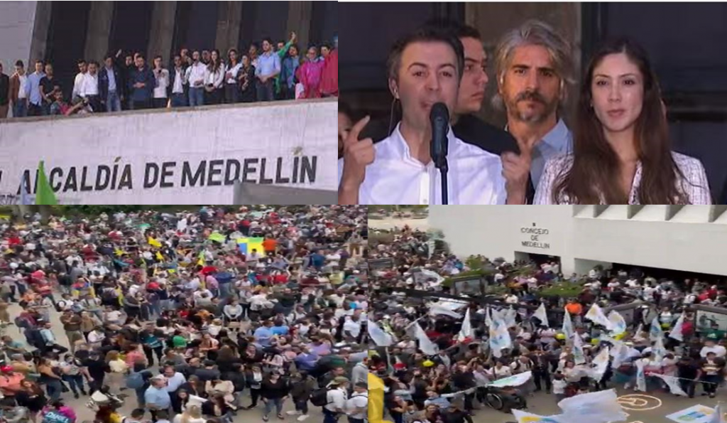Medellín defiende a su alcalde.